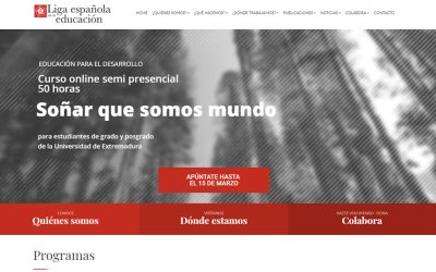 La Liga de la Educación lanza su nueva página web