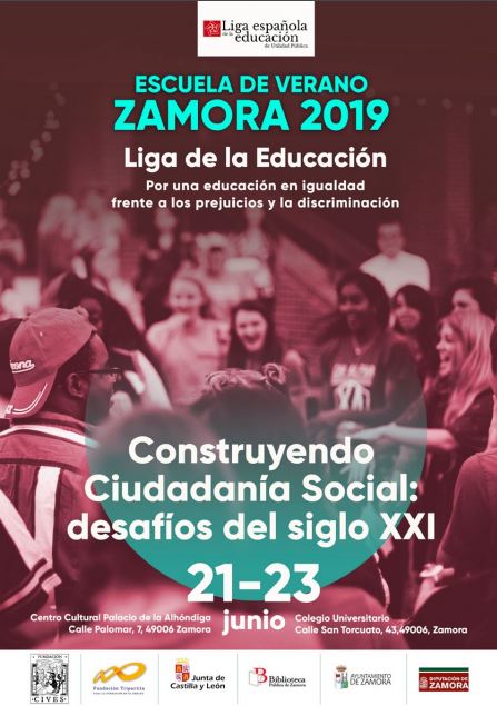 La Liga de la Educación celebra su Escuela de Verano 2019 en Zamora