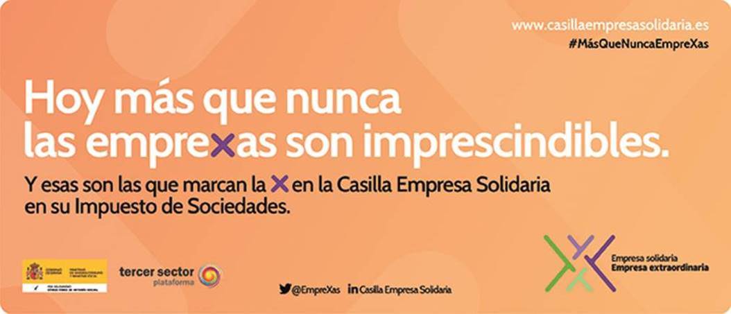 Es el turno de las Empresas: Comienza la campaña ‘Casilla Empresa Solidaria’.