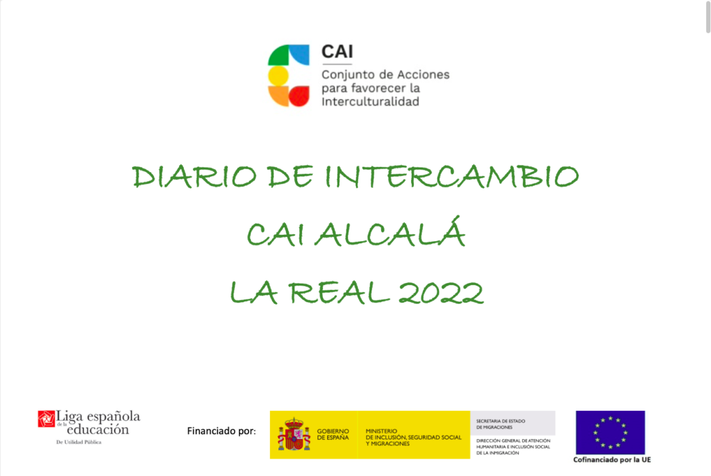 Diario de Intercambio CAI Alcalá la Real 2022