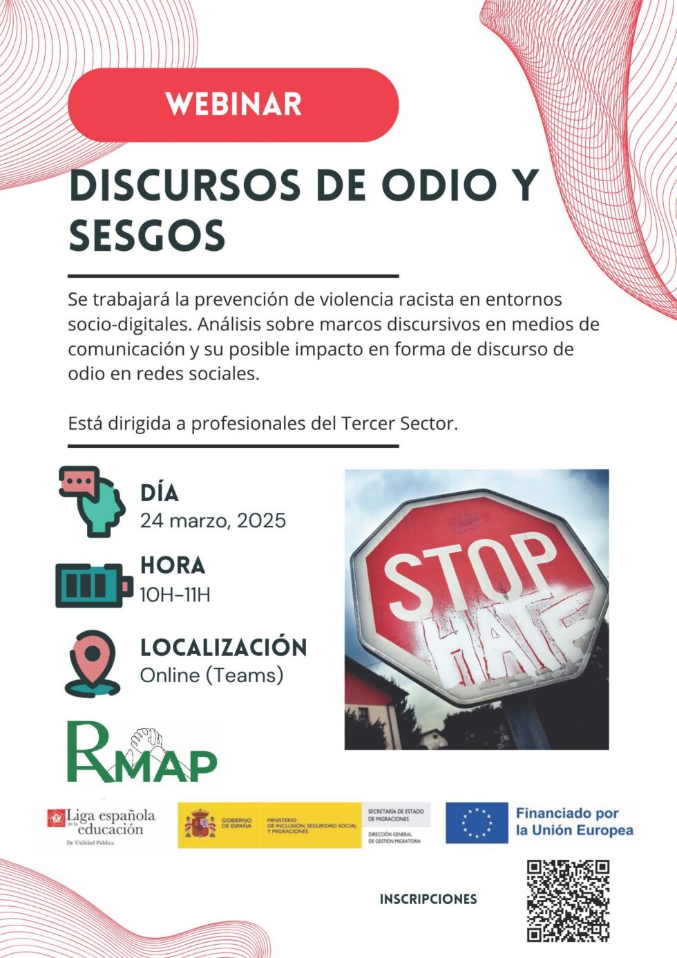 Taller sobre discursos de odio y sesgos