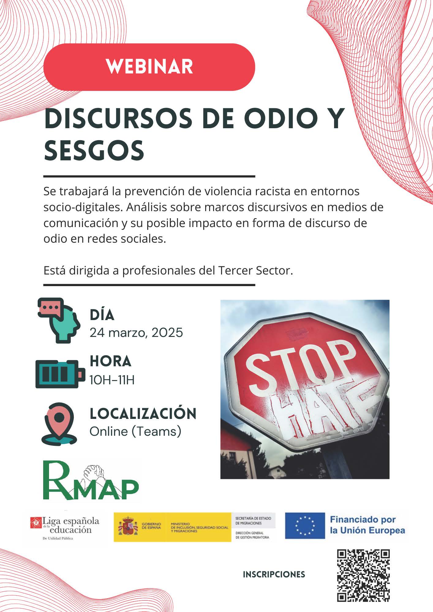 Taller sobre discursos de odio y sesgos