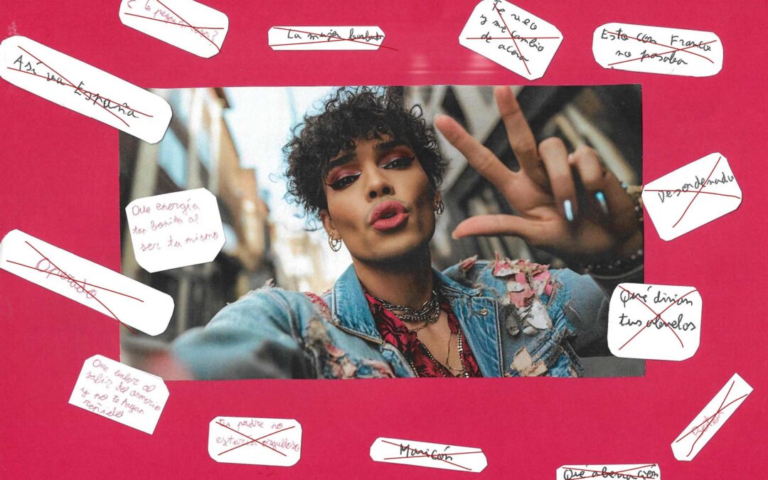 Manifiéstate contra el odio: los collages que visualizan el impacto real del odio digital en la juventud